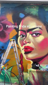 💥🎨 Whipping up a Frida Kahlo masterpiece for the boss babes at La Lu...