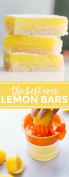 The Ultimate Best Ever Lemon Bars These Bars Have Tons Of Tangy Lemon Flavor And A Simple Shortbread Crus Lemon Bars Easy Quick Lemon Bars Quick Easy Desserts