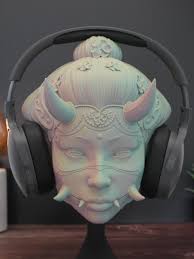 Multiple headphone stand