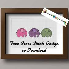 Download poppies pattern file (pdf, 2.4mb). Hancock S House Of Happy Free Simple Cute Little Elephant Sampler Cross Stitch Pattern To Download