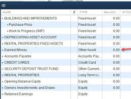 Quickbooks Earnest Money Deposit Lost