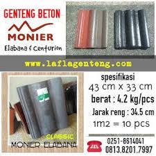 Pada tabel daftar harga genteng beton diatas dapat kalian lihat bahwa ada beberapa jenis genteng beton yang dapat kalian pilih. Pin Di Genteng Monier Bogor