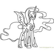 Nightmare moon is the name that i used as well. Nightmare Moon Coloring Pages For Kids Download Nightmare Moon Printable Coloring Pages Coloringpages101 Com
