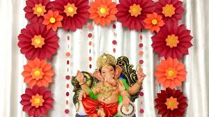 If you are yet to work on the decoration part then worry not. Ecofriendly Ganpati Decoration Ideas At Home Very Easy Paper Flower Decoration Ideas Youtube