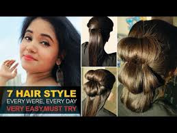 This is your ultimate resource to get the hottest hairstyles and haircuts in 2021. 8 Beautiful Easy Hair Style For Girls Unique Hair Style For Everywhere By Pragya Youtube