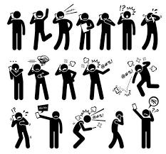 Man Expressions Feelings Emotions Talking Phone Happy Laughing Etsy In 2021 Pictogram Feelings And Emotions Stick Figures