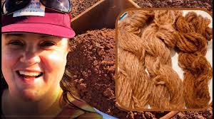 How to Naturally Dye with Red Earth Clay Mud ​⁠@WildcraftDyeing