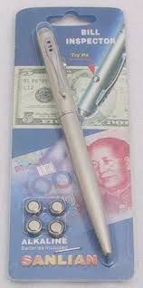 Uv Ultraviolet Black Light Led Flashlight Pen W Black Ink Lot Of 12 Pens Flashing Panda