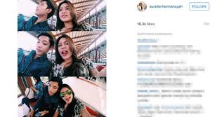 Selfie bareng pacar sumber foto. Selfie Dengan Pria Ini Aurel Hermansyah Punya Pacar Baru Showbiz Liputan6 Com