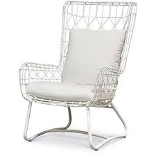 Palecek Capri Outdoor Wing Chair White Outdoor Chairs White Patio Furniture White Outdoor Furniture