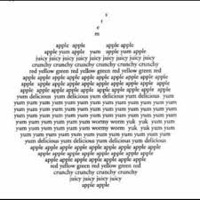 Apple Poem My Teacher Read This To My Class In Faith Grade And I Still Think It S Funny Lol Shape Poems Poetry Ideas Poetry Lessons