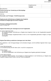Um eine wertung vornehmen zu können, sind zu den kriterien die mit der angebotsabgabe vorzulegenden unterlagen durch ankreuzen des felds unter nr. 211 Aufforderung Zur Abgabe Eines Angebots Einheitliche Fassung Pdf Free Download