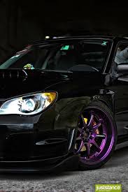 Black And Purple Car Rims Purple Works Xd9 Wrx Subaru Wrx Subaru