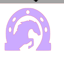 fichier sst cheval dans un fer a pour silhouette studio cameo vectorisation vecto le blog de la fee feerique coloriage deux coeurs