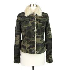 details about womens g star raw dark green camo zip up coat