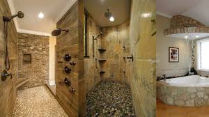 The main amenities are located near the center of the room, creating a circular traffic flow to the layout. Unique Bathroom Shower Remodel Ideas Coolest Showers The World Cool Shower Designs Decorating Youtube