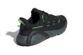 Adidas Black And Green Running Shoes Adidas Originals Lxcon Core Black Drops This Weekend Update Black Adidas Shoes Adidas Shoes Mens Sneakers