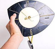 horloge de cuisine vintage du milieu du siecle horloge murale horloge de bureau de decor mecanique liquidation horloge avec cle wall clock clock home decor