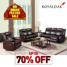 Thebigindianfestivesale Weekend Offer Upto 70 Off International Styles Indian Price Royaloak Recliner Eames Lounge Furniture Eames Lounge Chair