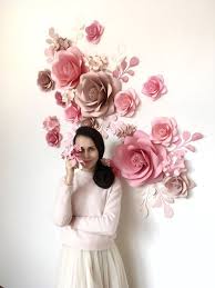Wedding Paper Flowers Paper Flowers Wall Paper Flower Set Paper Flower Backdrop Paper Flower Reception Code 130 Paper Flower Backdrop Wedding Paper Flowers Wedding Paper Flower Wall