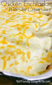 Chicken Enchiladas With Sour Cream White Sauce Recipe Video Recipe White Sauce Recipes Homemade Sour Cream Mexican Food Recipes