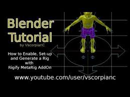 Blender 3d Tutorial Rigify Pt 1 How To Generate Your Meta Rig Like A Pro By Vscorpianc Blender Tutorial Blender Blender 3d