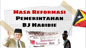 Oct 07, 2018 · masa kemerdekaan sampai masa reformasi. Pemerintahan Bj Habibie Masa Reformasi Sejarah Indonesia Youtube