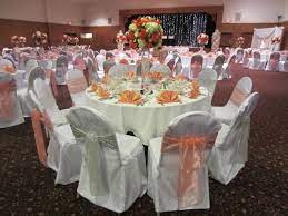 Peach Silver And White The Colors In This Quinceanera Really Pop Wedding Inside Wedding Decorations White Decor