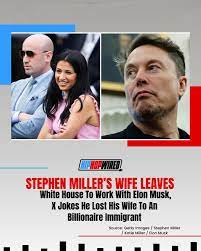Katie Miller, the wife of Stephen Miller, is reportedly following Elon Musk out of the White House, starting rumours that there is trouble in racist paradise. More on #HipHopWired.com