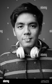 Filipino face Black and White Stock Photos & Images