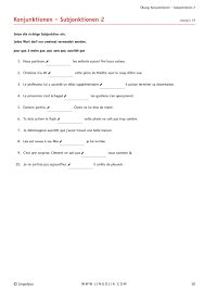 Wo lle n sie am str an d lie ge n un d im me er sc hw im me n? Konjunktionen Lingolia Shop