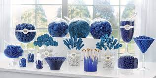 Royal Blue Candy Buffet Supplies Royal Blue Candy Containers Party City Blue Candy Bars Blue Candy Candy Buffet Wedding