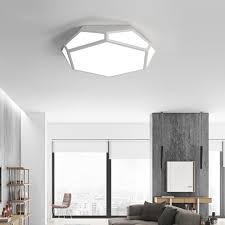 In the living room, for example, you might begin by hanging a decorative ceiling fixture near the center of the room, said one place where bright light is more important than ambience is the kitchen. Fully Luminious Modern Led Ceiling Light Fixture Flush Mount Lighting Fixture 24 36w Bright Cool Light Acrylic Lampshade Hollow Diamond Shaped Led Surface Mount Lighting Beautifulhalo Com