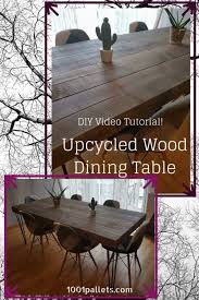 I made a dinnertable using reclamed wood. Upcycled Wood Dinner Table Laptrinhx
