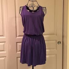 Mossimo Purple Dress Casual Dress That Looks Great Paired With A Chunky Belt Mossimo Supply Co Dresses Mi Gold Dress Casual Purple Dress Casual Casual Dresses