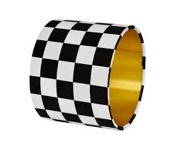 Black And White Lamp Shades Black And White Checkered Drum Lampshade Gold Black White Etsy In 2020 White Lamp Shade Drum Lampshade White Lamp