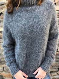 Sweater Angora Knit Women Angora Knit Jumper Dark Grey - Etsy