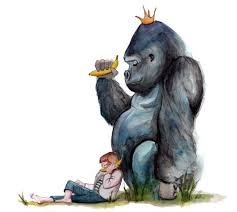 Portfolio Illustration Art Gorilla Illustration Imaginary Friend