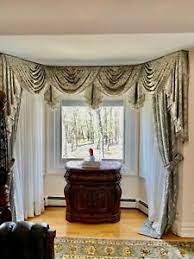 Window dressing is truly an art form. 5 Custom Made Luxury Drapery Curtains For Single Pane Window Ebay