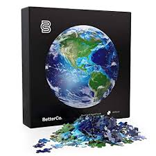 Round jigsaw puzzle 500 pieces. Amazon Com The Planet Earth Round Puzzle Betterco Difficult Jigsaw Puzzles 500 Pieces Challenge Difficult Jigsaw Puzzles Round Puzzles Puzzle For Adults