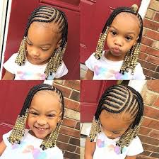This hair braiding hairstyle is great for kids as it is easy to maintain, undoing the style is quick, and it protects brittle hair. 110 Cornrows Kids Ideas In 2021 Braids For Kids Kids Hairstyles Little Girl Braids