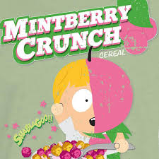 Tribute to mysterion and mint berry crunch happy birthday mint berry crunch!!! Forbidden Planet Originals South Park South Park The Fractured But Whole T Shirt Mintberry Crunch Retro Cereal From South Park Forbiddenplanet Com Uk And Worldwide Cult Entertainment Megastore