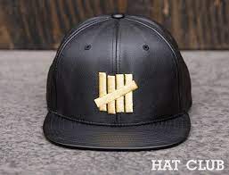 Exclusive Leather 5 Strikes Snapback Cap By Hat Club X Undefeated