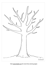 Find more coloring pages online for kids and adults of fall tree nature coloring pages to print. Simple Fall Tree Cut Out Coloring Pages Free Plants Coloring Pages Kidadl