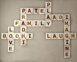 Check spelling or type a new query. Scrabble Wall Art Puzzle Format Home Decor Personalized Family Name Scrabble Letters Family Christmas Gift Wooden Scrabble Name In 2021 Scrabble Wall Art Letter Wall Art Name Wall Art