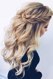 This style is perfect for a night on the town! 80 Dreamy Prom Hairstyles For A Night Out Lovehairstyles Com Elegant Wedding Hair Night Out Hairstyles Hair Styles