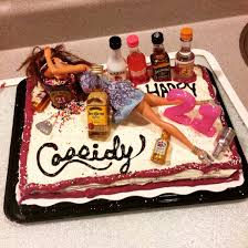 21st Birthday Gifts For 21 Year Old Female 21st Birthday Barbie Cake I Made For My Friend Used A 21 Year Old Shot Glass For The Puke Bucket 21st Birthday Basket 21st Birthday Cakes 21st Birthday Gifts