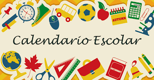 CALENDARIO ESCOLAR - Educación