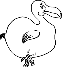 Dodo, dodo bird, flightless bird, extinct bird, dodos Coloring Now Blog Archive Bird Coloring Page