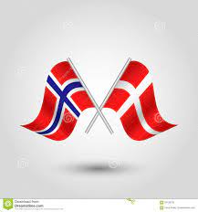 Inreseförbudet från danmark och norge kan hävas. Vektorn Korsade Norrmannen Och Danskflaggor Pa Silver Klibbar Symbol Av Norge Och Danmark Vektor Illustrationer Illustration Av Flyg Markera 93728739